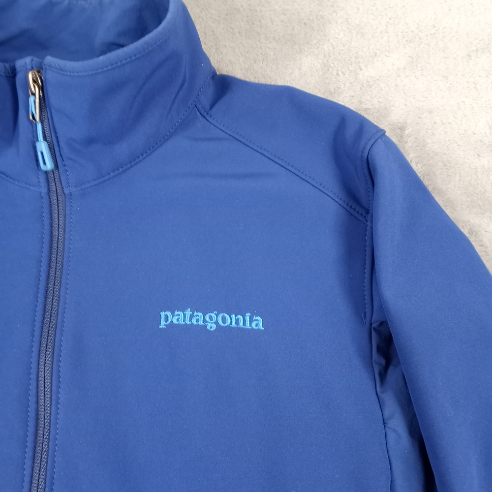 Patagonia Men's Hybrid Soft Shell PolarTec Jacket Blue Windbloc Medium - Picture 3 of 16